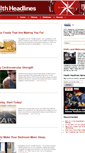 Mobile Screenshot of healthheadlines.com
